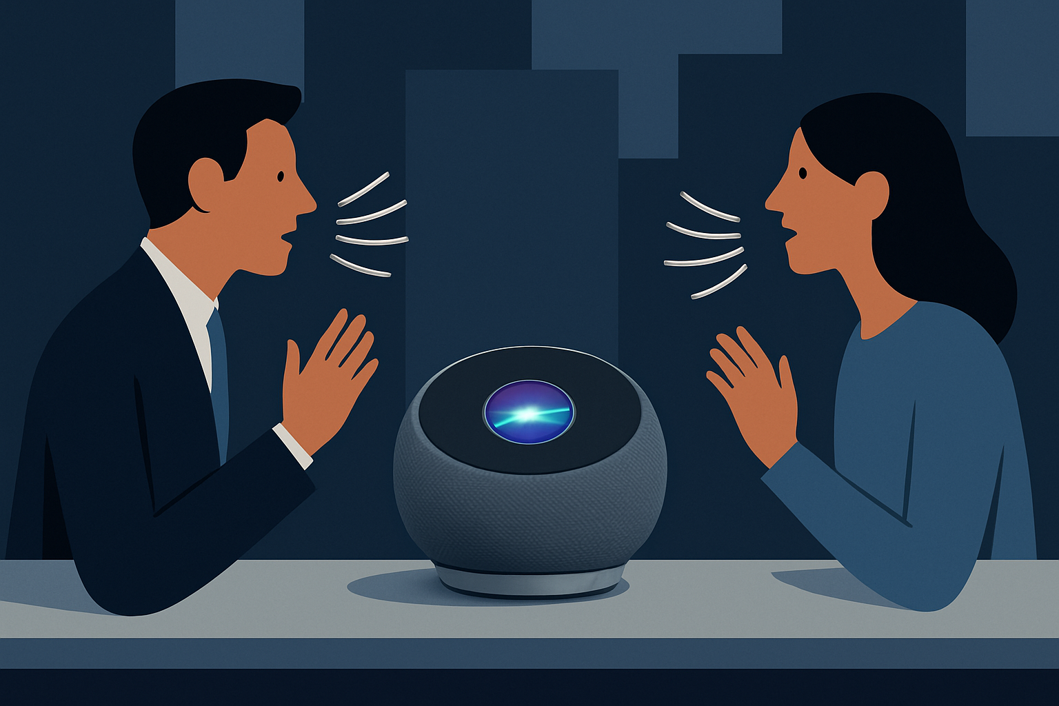 A speaker for Siri replies